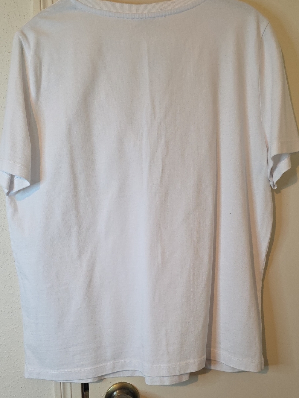 Zara White Ribbed Crewneck Tee - Picture 4 of 4